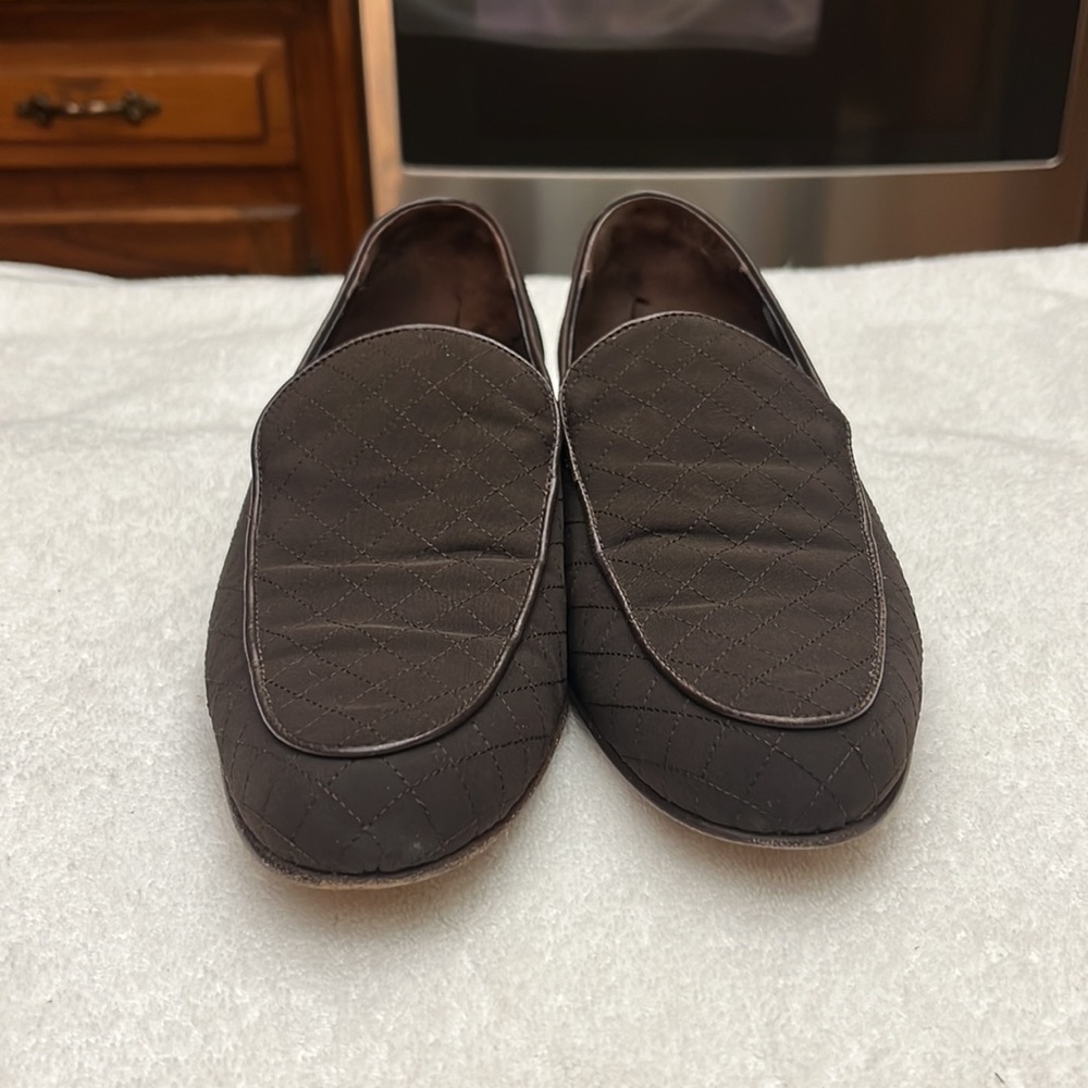 Vintage Talbots Brown Quilted Talbots Loafers. Dark Brown. Size 9M. - Picture 2 of 12